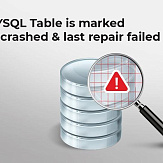     Table name is marked as crashed and last (automatic?) repair failed